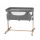 MoMi Smart Bed łóżeczko dostawne 4w1 szare - 1027759 - zdjęcie 3